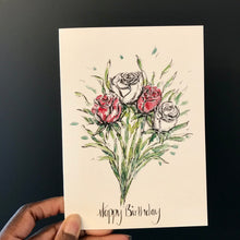 Load image into Gallery viewer, Happy Birthday - Roses