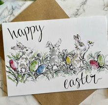 Load image into Gallery viewer, Happy Easter - Bunnies & Eggs