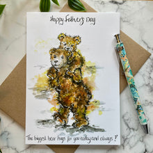 Load image into Gallery viewer, Happy Father’s Day! The biggest bear hugs for you today and always!