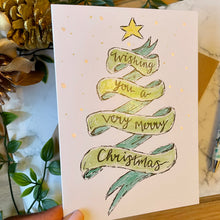 Load image into Gallery viewer, Wishing you a very Merry Christmas - Christmas Card