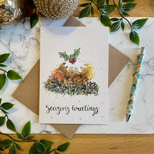 Load image into Gallery viewer, Christmas Pudding Season’s Greetings - Christmas Card