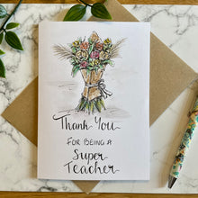 Load image into Gallery viewer, Thank You for being a Super Teacher!