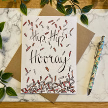 Load image into Gallery viewer, Hip Hip Hooray Pink & White Confetti