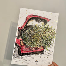 Load image into Gallery viewer, Christmas Tree Car boot - Christmas Card