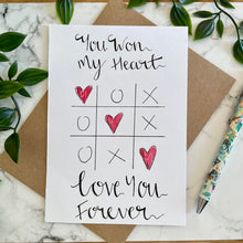 Load image into Gallery viewer, You Won My Heart, Love You Forever!