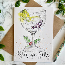 Load image into Gallery viewer, Gin-gle Bells! - Christmas Card