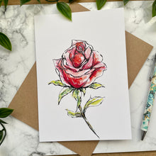 Load image into Gallery viewer, Single Red Rose