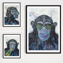 Load image into Gallery viewer, The Three Wise Monkeys - Set of 3 Limited Edition Prints