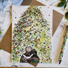 Load image into Gallery viewer, Christmas Tree Couple - Christmas Card