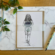 Load image into Gallery viewer, Floral Lady - Behind Back