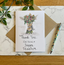Load image into Gallery viewer, Thank You for being a Super Teacher!