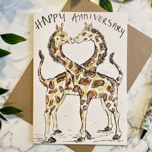 Load image into Gallery viewer, Happy Anniversary ~ Giraffes