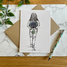 Load image into Gallery viewer, Floral Lady - Behind Back