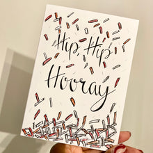 Load image into Gallery viewer, Hip Hip Hooray Pink & White Confetti