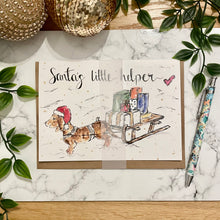 Load image into Gallery viewer, Santa’s Little Helper - Christmas Card