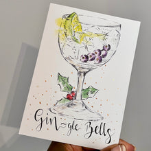 Load image into Gallery viewer, Gin-gle Bells! - Christmas Card