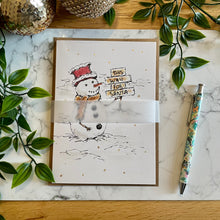 Load image into Gallery viewer, This way to Santa - Christmas Card