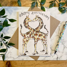 Load image into Gallery viewer, Happy Anniversary ~ Giraffes