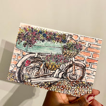Load image into Gallery viewer, Floral Motorbike