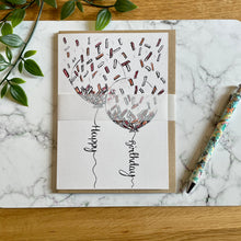 Load image into Gallery viewer, Happy Birthday Pink Confetti Balloons