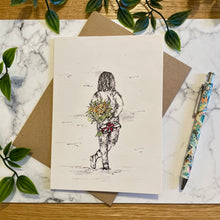Load image into Gallery viewer, Floral Girl - Behind Back