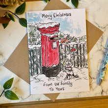 Load image into Gallery viewer, Merry Christmas from our family to yours - Christmas Card