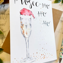 Load image into Gallery viewer, Prosec - Ho - Ho - Ho - Christmas Card