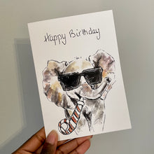 Load image into Gallery viewer, Party Elephant Birthday Card