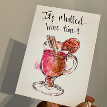 Load image into Gallery viewer, It’s Mulled Wine Time! - Christmas Card