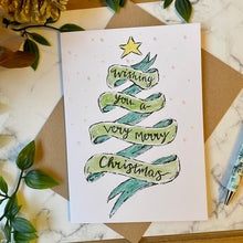 Load image into Gallery viewer, Wishing you a very Merry Christmas - Christmas Card
