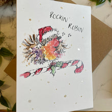 Load image into Gallery viewer, Rockin’ Robin - Christmas Card
