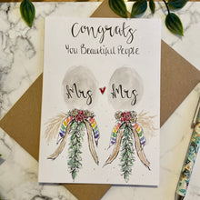 Load image into Gallery viewer, Congrats You Beautiful People! - Mrs & Mrs