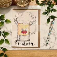 Load image into Gallery viewer, Reinbeer - Christmas Card