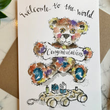 Load image into Gallery viewer, Welcome to the world - Bear Boy
