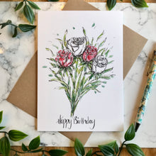 Load image into Gallery viewer, Happy Birthday - Roses
