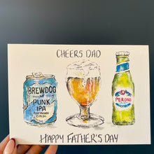 Load image into Gallery viewer, Cheers Dad - Happy Father’s Day
