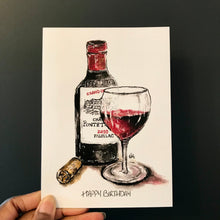 Load image into Gallery viewer, Happy Birthday - Red Wine
