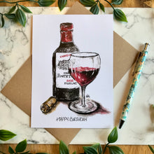 Load image into Gallery viewer, Happy Birthday - Red Wine
