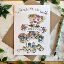 Load image into Gallery viewer, Welcome to the world - Bear Boy
