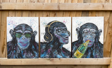 Load image into Gallery viewer, The Three Wise Monkeys - Set of 3 Limited Edition Prints
