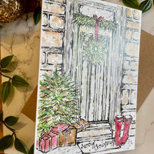Load image into Gallery viewer, Christmas Front Door - Christmas Card
