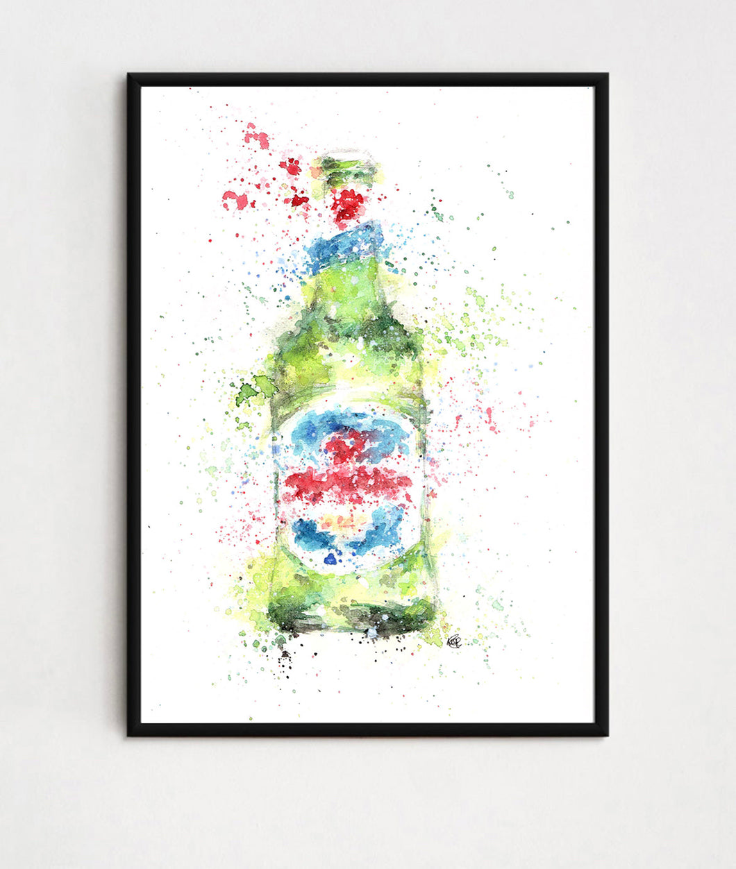 Beer Bottle Print