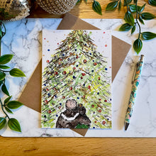 Load image into Gallery viewer, Christmas Tree Couple - Christmas Card
