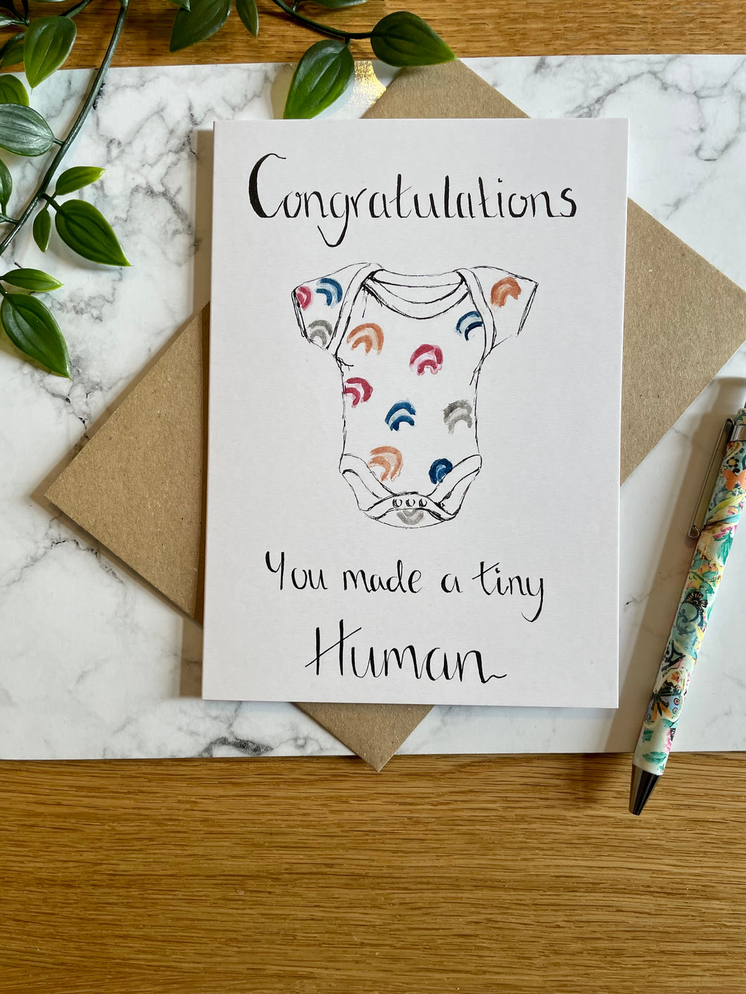 Congratulations you made a tiny Human! (Rainbows)