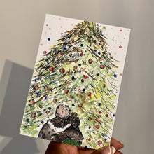 Load image into Gallery viewer, Christmas Tree Couple - Christmas Card
