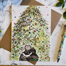 Load image into Gallery viewer, Christmas Tree Couple - Christmas Card
