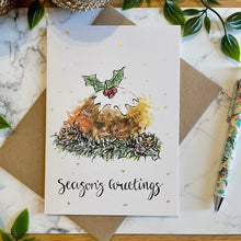 Load image into Gallery viewer, Christmas Pudding Season’s Greetings - Christmas Card
