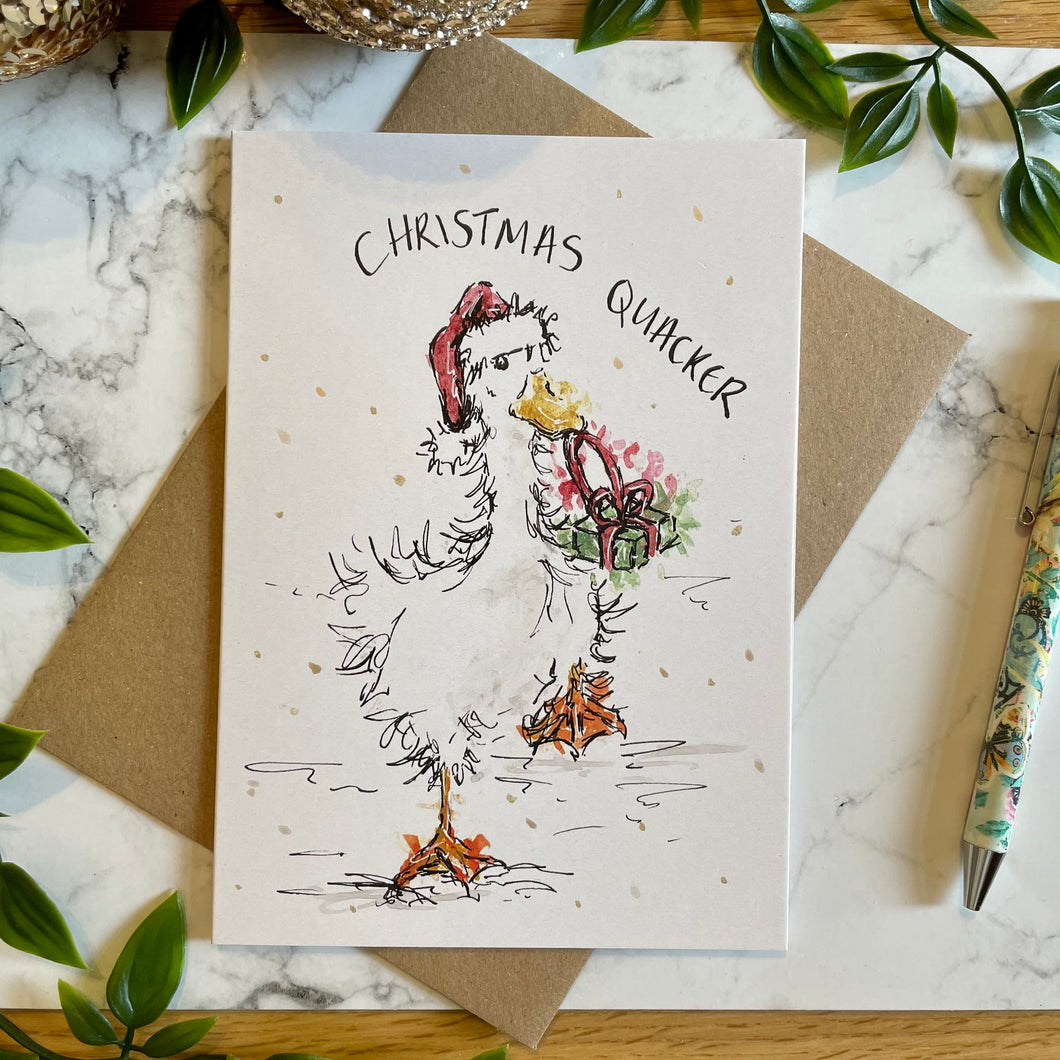 Christmas Quacker - Christmas Card