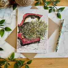Load image into Gallery viewer, Christmas Tree Car boot - Christmas Card
