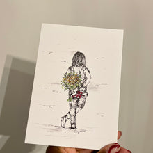 Load image into Gallery viewer, Floral Girl - Behind Back
